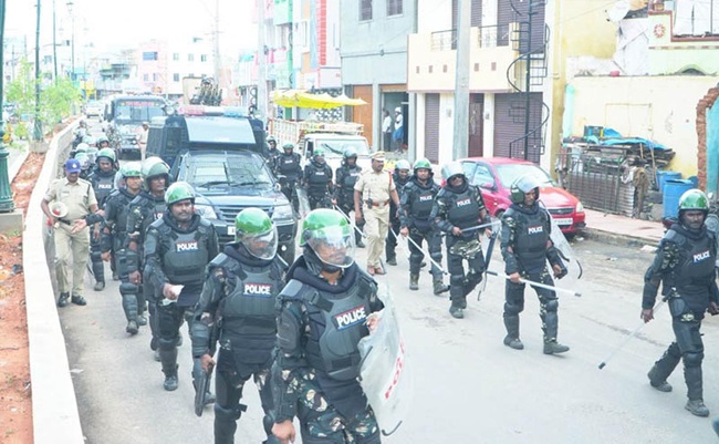 AP Police Conduct Mock Drills to Gear Up for Counting